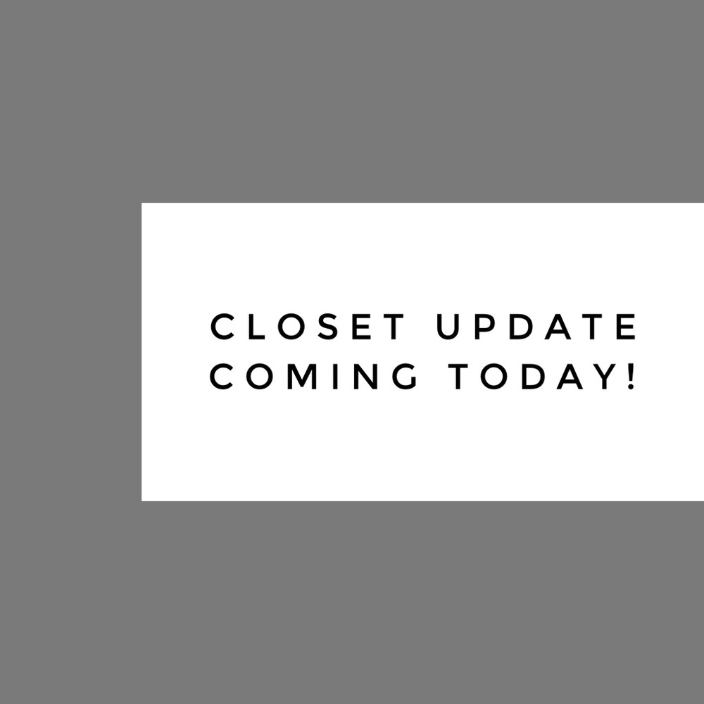New items dropping today!